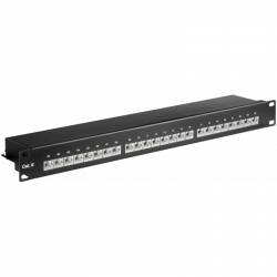 PANEL PARCHEO 24 HEMBRAS RJ45 CAT-6 FTP APANTALLADO