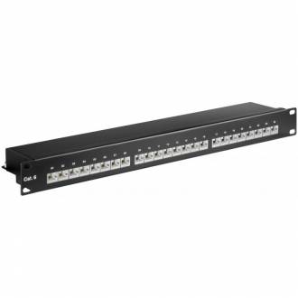 PANEL PARCHEO 24 HEMBRAS RJ45 CAT-6 FTP APANTALLADO