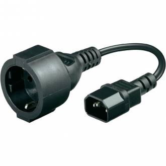 CABLE ADAPTADOR DE ALIMENTACION SAIS SCHUKO HEMBRA - C14 MACHO