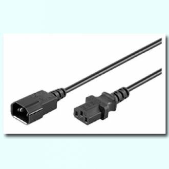 CABLE ALIMENTACION CPU MONITOR 1 Mt. NEGRO