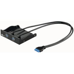 GOOBAY FRONTAL DOBLE USB 3.0 PARA BAHIA 3.5