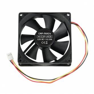 VENTILADOR DE 90X90 MM. CONEXION PLACA