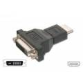 ADAPTADOR HDMI TIPO A MACHO   ---> DVI-D HEMBRA