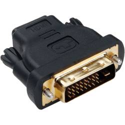 ADAPTADOR HDMI TIPO A HEMBRA ---> DVI-D MACHO