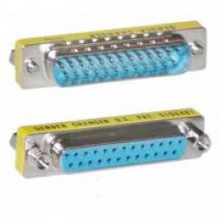 ADAPTADOR NULL MODEM 25PIN MACHO ---> HEMBRA