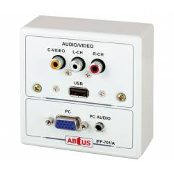ROSETA MULTIMEDIA VGA - AUDIO/VIDEO RCA - USB (METAL)