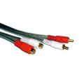 CABLE AUDIO-VIDEO 2X2 CINCH MACHO ---> HEMBRA HQ 2 Mts.