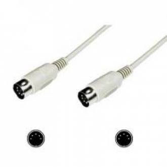 CABLE EXTENSION 5 DIN MACHO ---> MACHO DE 5 Mts. (C-11)