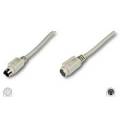 CABLE EXTENSION 6 MINIDIN PS2 MACHO ---> HEMBRA DE 1,8 Mts.