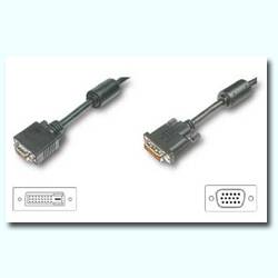 CABLE DVI-I 24+5 ---> SVGA HPDB 15 MACHO DE 5 Mts.