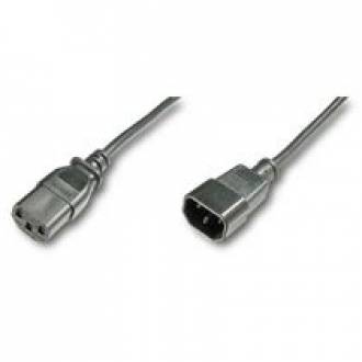 CABLE EXTENSION ALIMENTACION IEC C13 MACHO - IEC C14 HEMBRA 1.8Mts