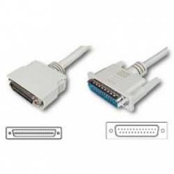 CABLE DE IMPRESORA DB 25 MACHO ---> 36 CENTRONIC MACHO DE 3 Mts. BIDIRECCIONAL IEEE1284