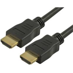CABLE HDMI TIPO A DE 19 CONTACTOS MACHO ---> MACHO DE   3 Mts.