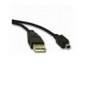 CABLE USB 2.0 TIPO A-B MINI USB MACHO ---> USB MACHO DE 5 Mts.