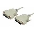 CABLE NULL MODEM SERIE DB 25 MACHO ---> MACHO DE 1.8 Mts. (C-5)