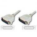 CABLE INTERLINK/LAPLINK DB 25 MACHO ---> MACHO DE 10 Mts. (C-7)