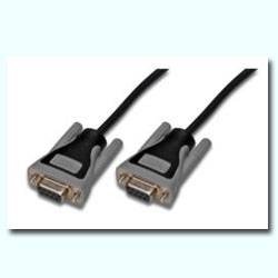 CABLE NULL MODEM DB 9 HEMBRA ---> HEMBRA DE 1.8 Mts. MOLDEADO