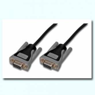 CABLE NULL MODEM DB 9 HEMBRA ---> HEMBRA DE 1.8 Mts. MOLDEADO