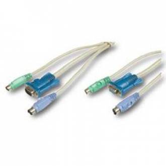 CABLE TRIPLE CONMUTADOR KVM DE 1.8 Mts. (C-12)