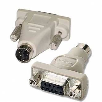 ADAPTADOR RATON PS2 6 MACHO ---> 9 HEMBRA (C-13)