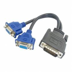 CABLE DUPLICADOR DMS59 M - 2x VGA H 15CM