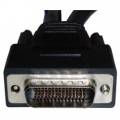 CABLE DUPLICADOR DMS59 MACHO ---> 2x DVI-I HEMBRA 15 CM.