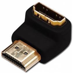 ADAPTADOR HDMI TIPO HDMI-A MACHO A HDMI-A HEMBRA ANGULADO