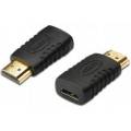 ADAPTADOR MINI HDMI HEMBRA A HDMI MACHO