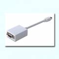 ADAPTADOR MINI DISPLAYPORT MACHO ---> SVGA 15 HEMBRA
