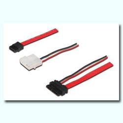 CABLE SATA SLIM LINE + ALIMENTACION 50 CMS (C-8)
