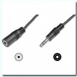 CABLE AUDIO JACK STEREO 3.5 M/H 2,5 METROS