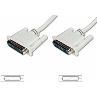 CABLE EXTENSION DB 25 MACHO ---> MACHO 1-1 MOLDEADO DE 1,8 Mts.