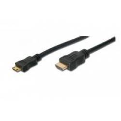 CABLE HDMI TIPO A MACHO ---> MINI HDMI MACHO DE 3 Mts.