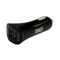3GO ALIMENTADORES USB DE MECHERO DE COCHE 2 PUERTOS 3,1A