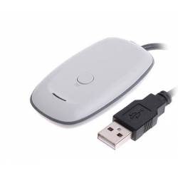 ADAPTADOR MANDO  Xbox 360 INALAMBRICO BLANCO