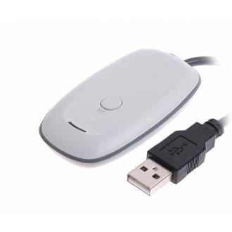 ADAPTADOR MANDO  Xbox 360 INALAMBRICO BLANCO
