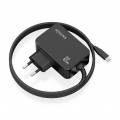 CARGADOR AISENS GAN 65W PD3.0 TYPE C 1.8M NEGRO