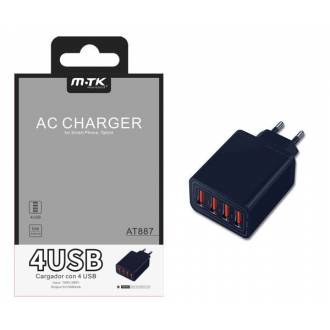 MTK CATGADOR RED USB 4X, 25W, NEGRO