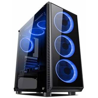 CAJA ORDENADOR ATX L-LINK AVATAR USB 3.0 LED AZUL CON VENTANA