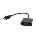 GEMBIRD CONVERTIDOR PASIVO COMPACTO HDMI A VGA CON AUDIO NEGRO LATIGUILLO
