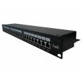 PANEL CON 24 CONECTORES HEMBRAS RJ45 CATEGORIA 6