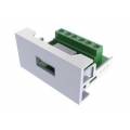 ROSETA MULTIMEDIA MÓDULO USB TIPO HEMBRA (45x22,5mm)