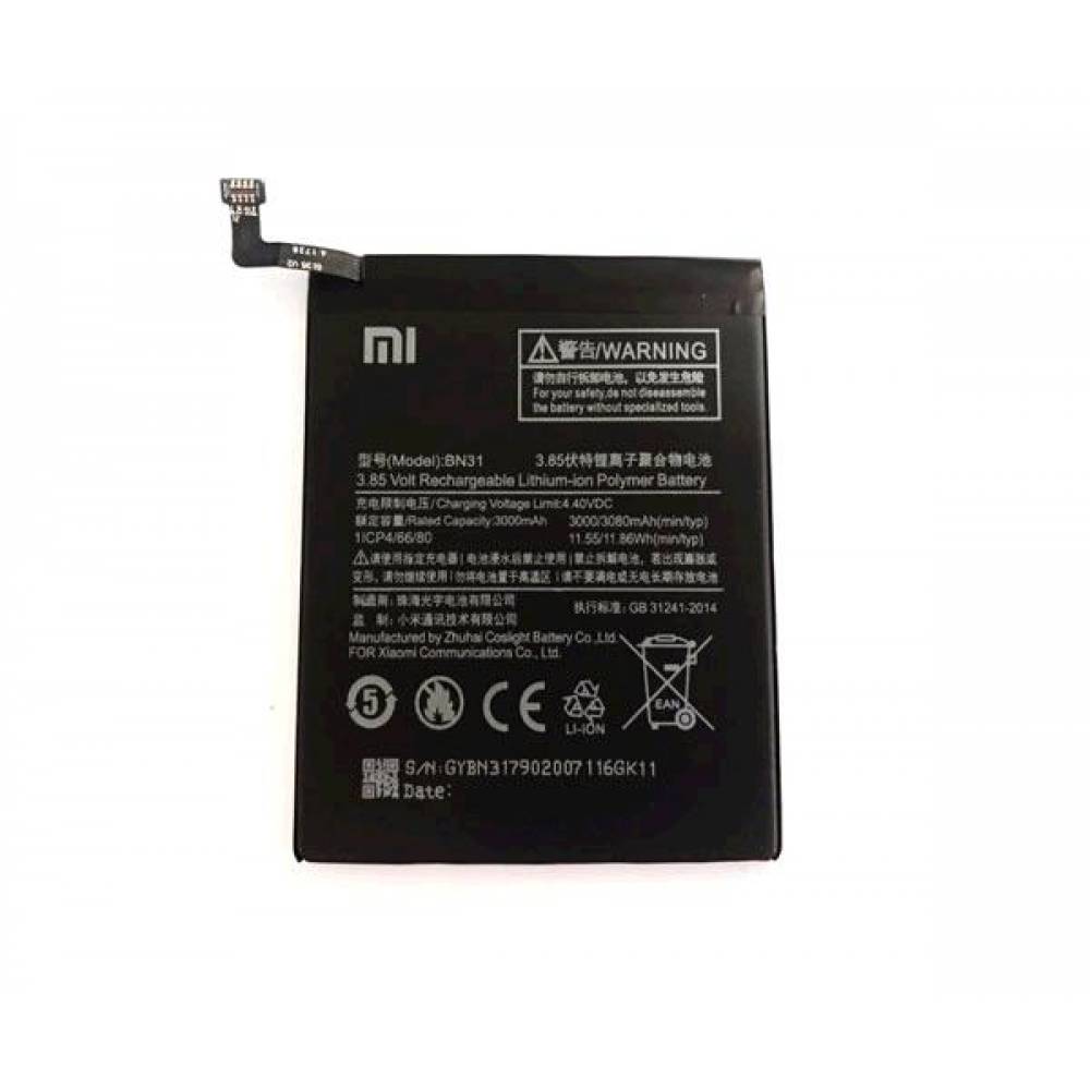BATERIA COMPATIBLE PARA MOVIL XIAOMI BN31 REDMI NOTE 5A / MI A1 / MI 5X