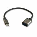 3GO CABLE OTG TYPE C A USB A HEMBRA 3.0 20cm