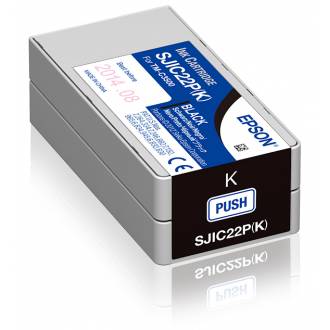 EPSON SJIC22P(K) COLORWORKS TM-C3500 NEGRO