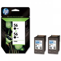 HP Nº 56 DeskJet 450/5145 NEGRO PACK 2 UD. - 19 ml.