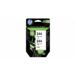 HP Nº 344 DeskJet 5740 - 6540 NEGRO - PACK 2 Uds.