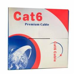 BOBINA CABLE CATEGORIA 6 305 METROS UTP GRIS