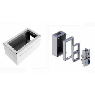 CAJA DE SUPERFICIE ROSETA MULTIMEDIA DE 2 MODULO ## REQUIERE DE LA REFERENCIA BD-1008005