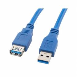 LANBERG CABLE ALARGADOR USB 3.0 MACHO HEMBRA 1.8M AZUL C-3